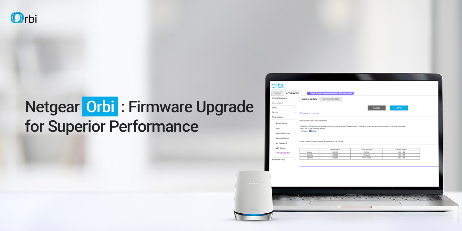 Netgear orbi firmware update