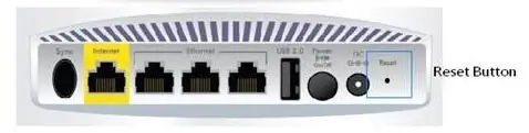 Orbi router reset button